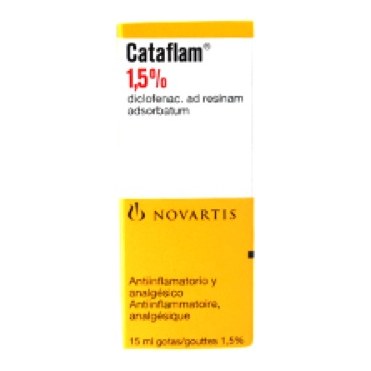 CATAFLAM DROPS 1.5% 15ML