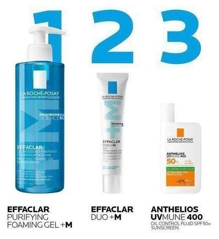 LA ROCHE EFFACLAR 3 STEP ROUTINE