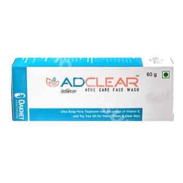ADCLEAR  ACNE CARE FACE WASH 60G