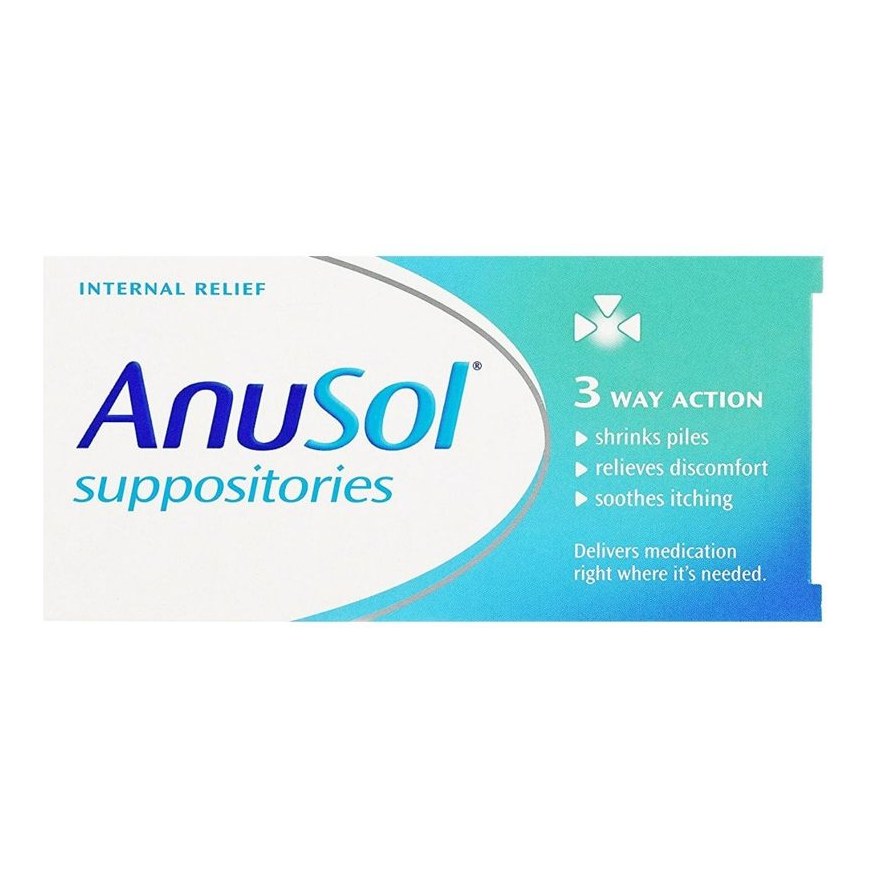 ANUSOL SUPPOSTORIES 12'S