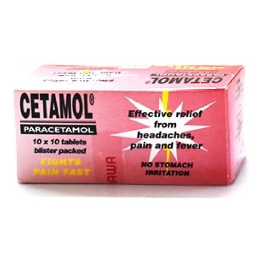 Cetamol 500MG 100S