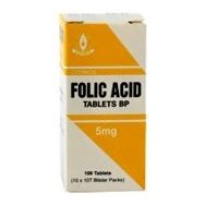 FOLIC ACID 5MG 100's
