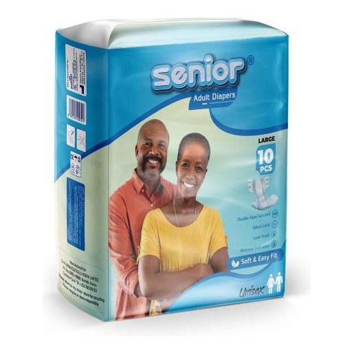 senior ADULT DIAPERS large 10