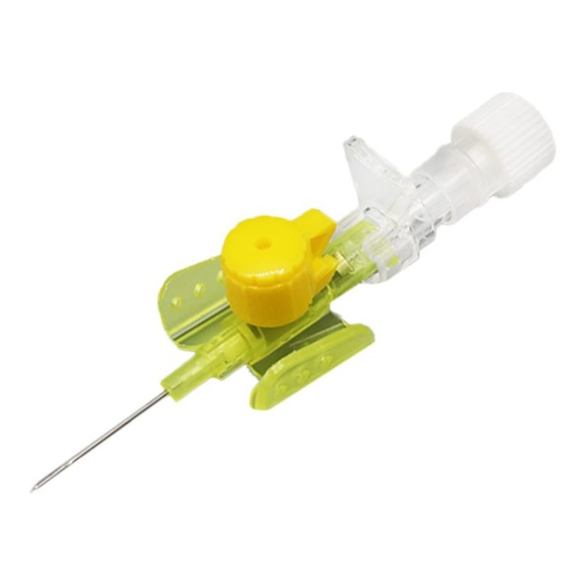 IV CANNULA G24 YELLOW 100S