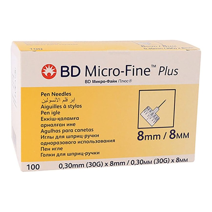 BD MICROFINE PEN NEEDLES 30G 8MM 100s