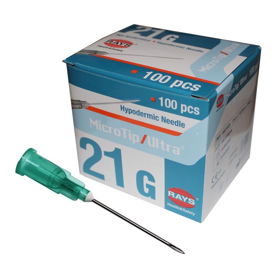 DISPOSABLE NEEDLES G21 100'S