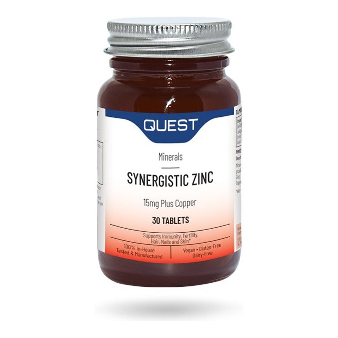 QUEST OAD Zinc Plus 15mg 30S