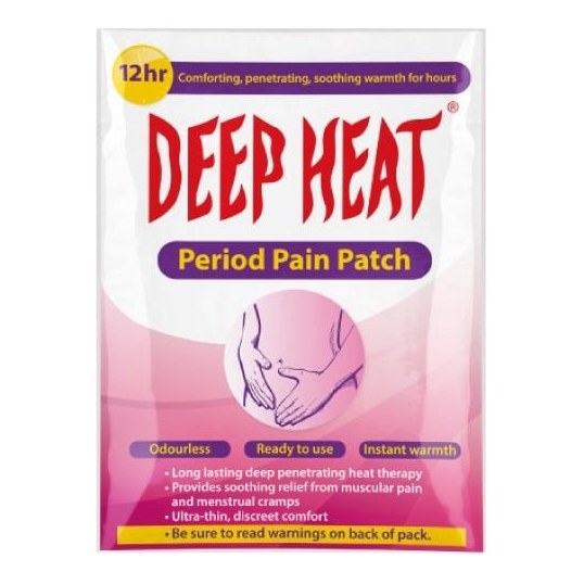 Deep heat patch period pain
