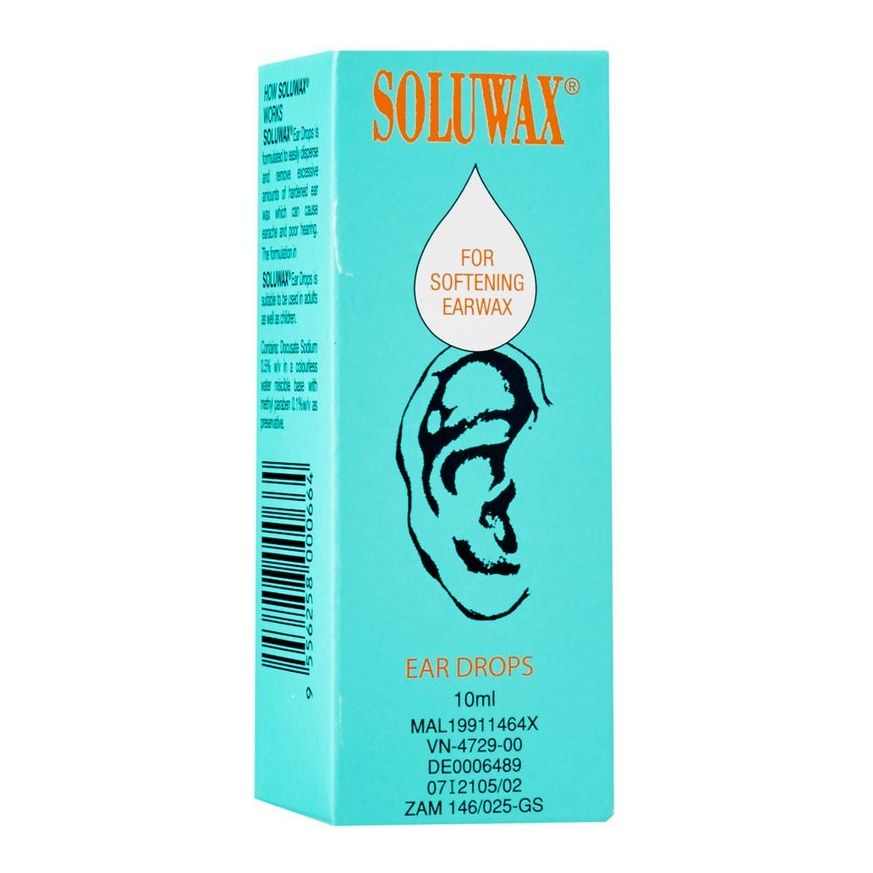 SOLUWAX EAR DROPS 10ML