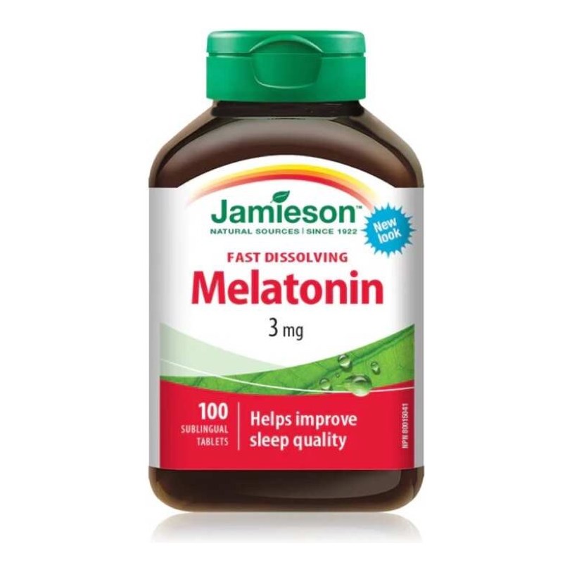 JAMIESON MELATONIN 3MG 100s
