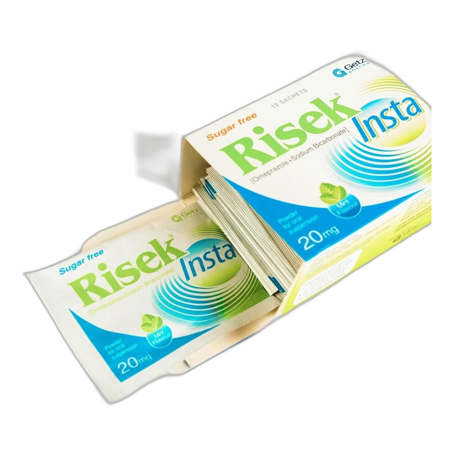 RISEK INSTA GRANULES 20MG 10's