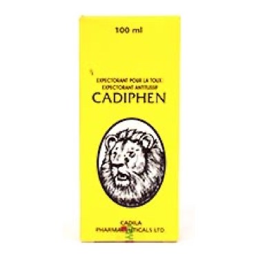Cadiphen expectorant syrup 100ml