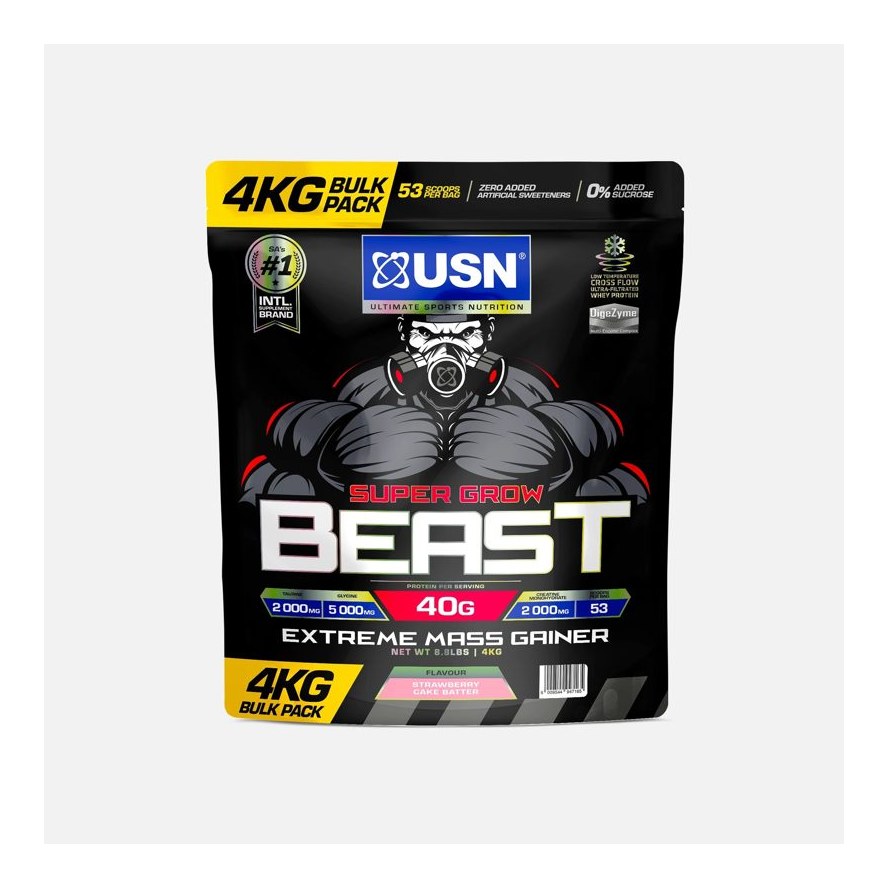 USN Super Grow Beast Strawberry 4kg bag