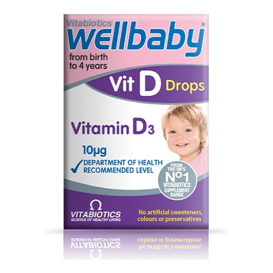 Wellbaby vitamin D drops 30ml