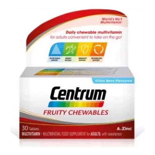CENTRUM FRUITY CHEWABLE TABS 30S(P1)