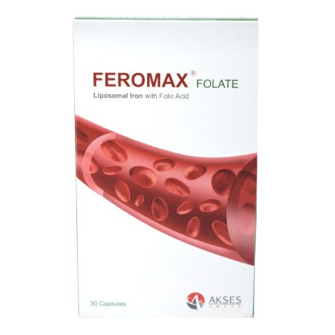 FEROMAX FOLATE CAPS 30'S