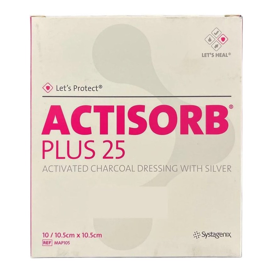 ACTISORB PLUS 25 10.5X10.5CM 10S
