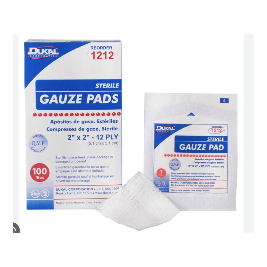 Sterile Gauze Swabs 2"*2" 100S
