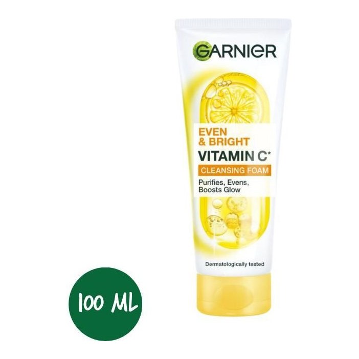 GARNIER SKINACTIVE VITAMIN C CLEANSING FOAM 100ML