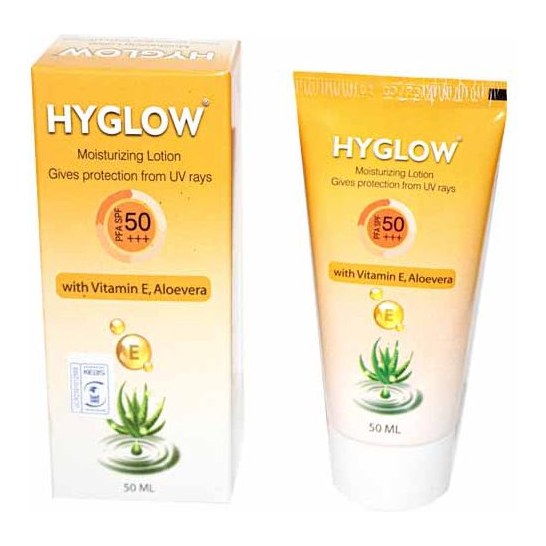 HYGLOW MOISTURIZING LOTION PFA SPF 50