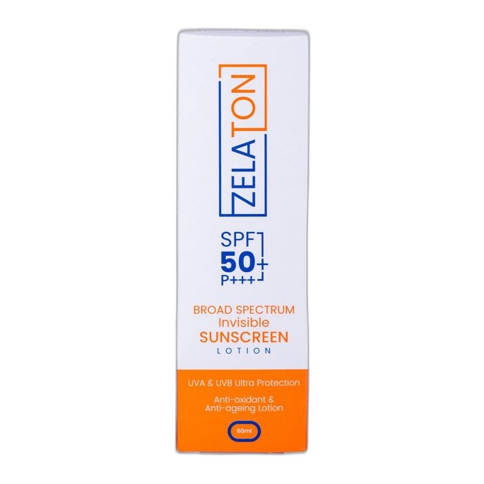 ZELATON SPF 50+BROAD SPECTRUM INVISIBLE SUNSCREEN