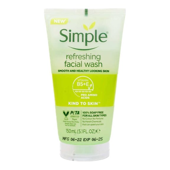 SIMPLE REFRESHING FACIAL WASH 150ML