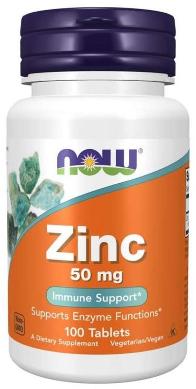NOW ZINC 50MG 100S