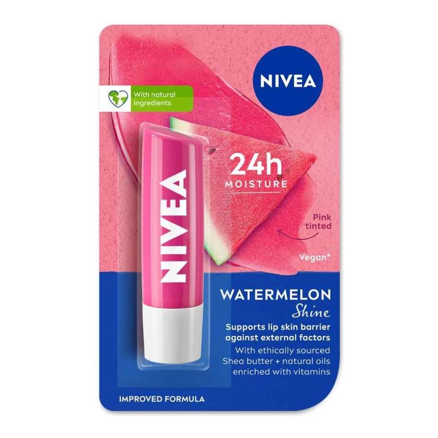 NIVEA LIPBALM FRUITY SHINE 4.8G (WATERMELON)