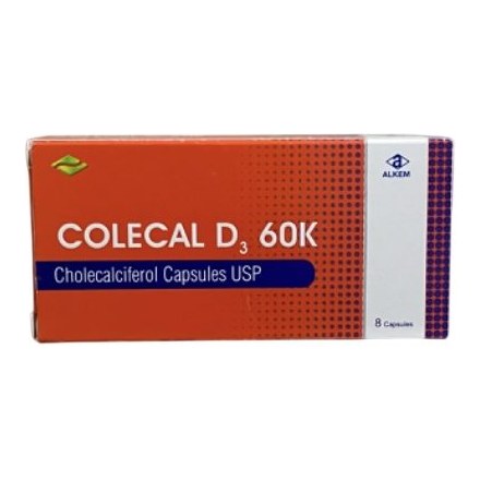 COLECAL D3 60K CAPS 8'S