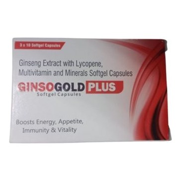 Ginsogold plus caps 30's