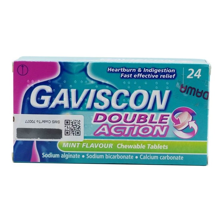 GAVISCON DOUBLE ACTION 24'S