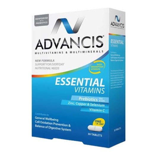 ADVANCIS ESSENTIALS VITAMINS 30'S