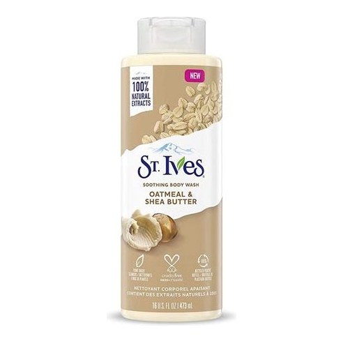 ST.IVES OATMEAL & SHEA BUTTER SHOWER GEL 473ML