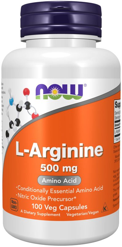 NOW L ARGININE 500MG 100S