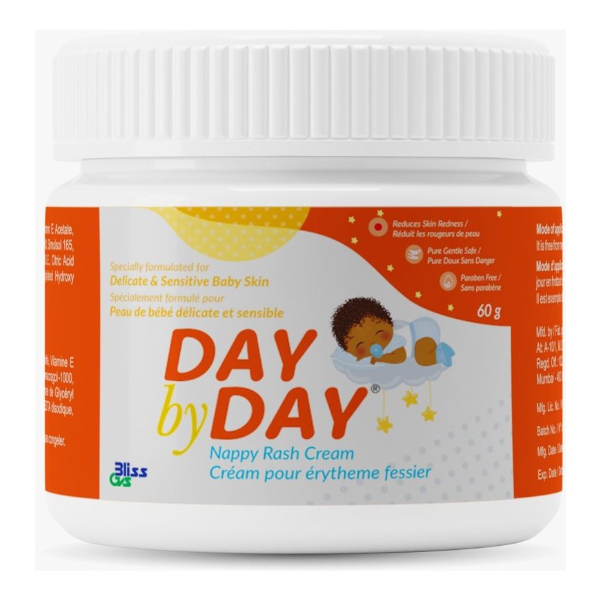 DAY BY DAY NAPPY RASH CREAM 60G