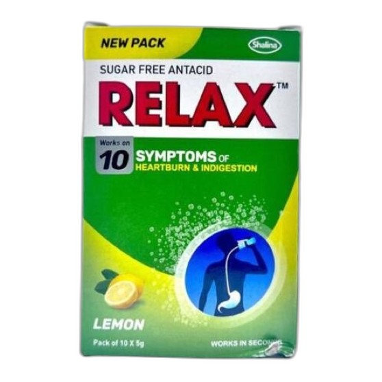 RELAX LEMON SATCHETS 10'S