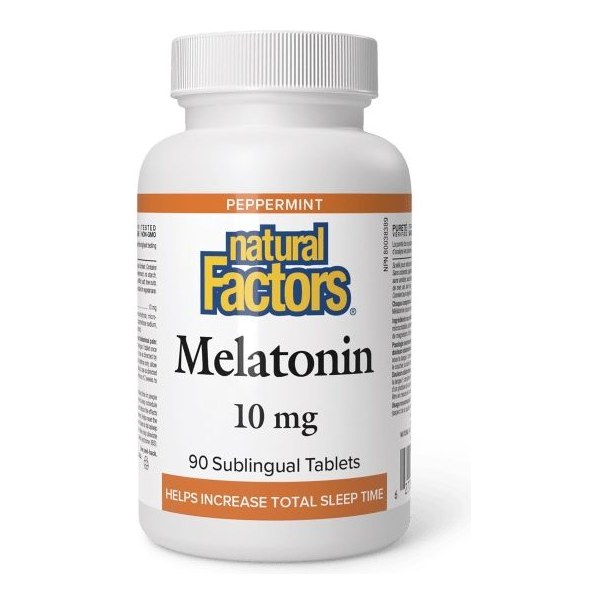 NATURAL FACTORS MELATONIN 10MG 90S