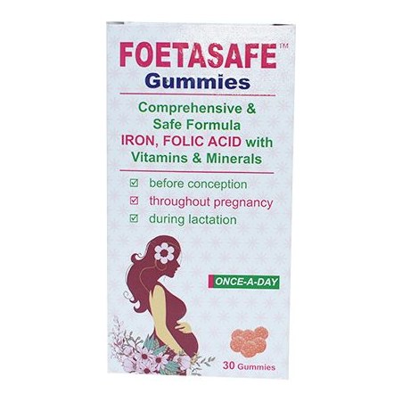 FOETASAFE GUMMIES 30'S