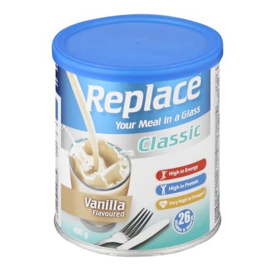 REPLACE CLASSIC VANILLA 400G