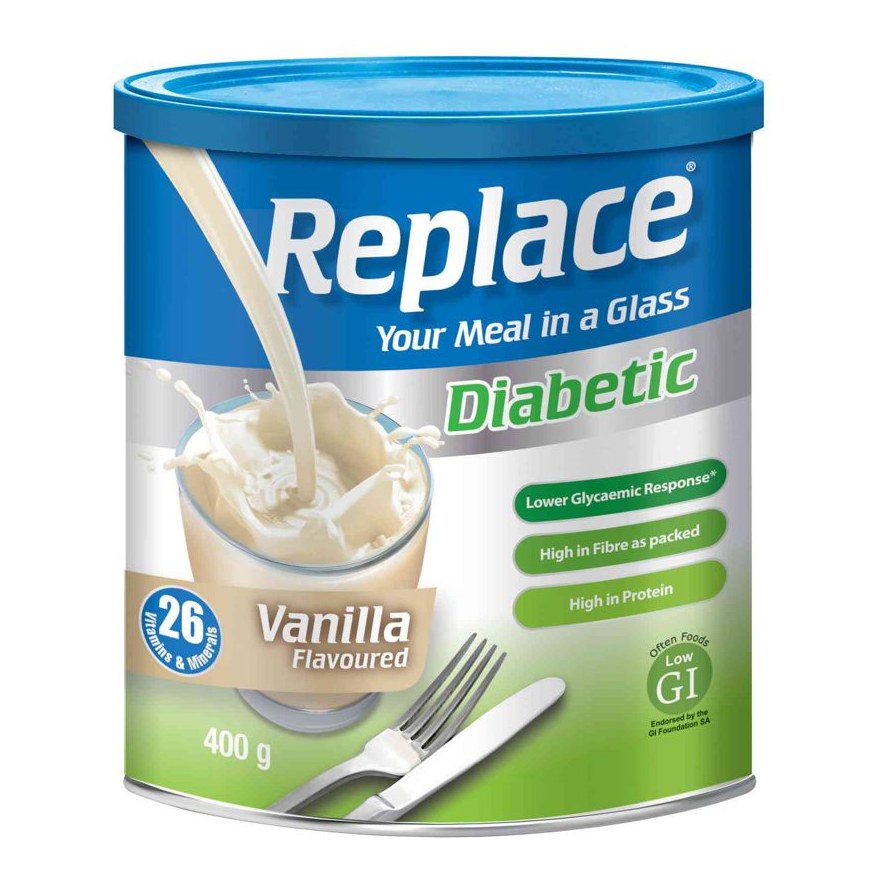 REPLACE DIABETIC VANILLA 400G