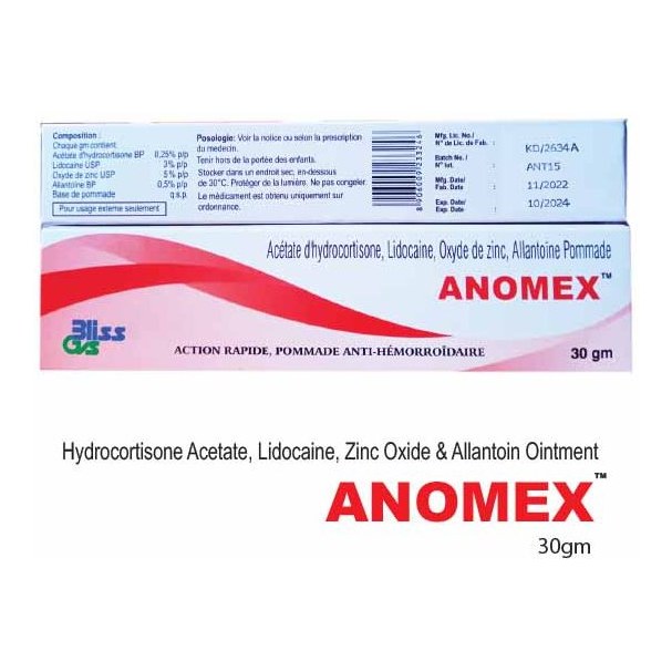 ANOMEX 30GM OINT
