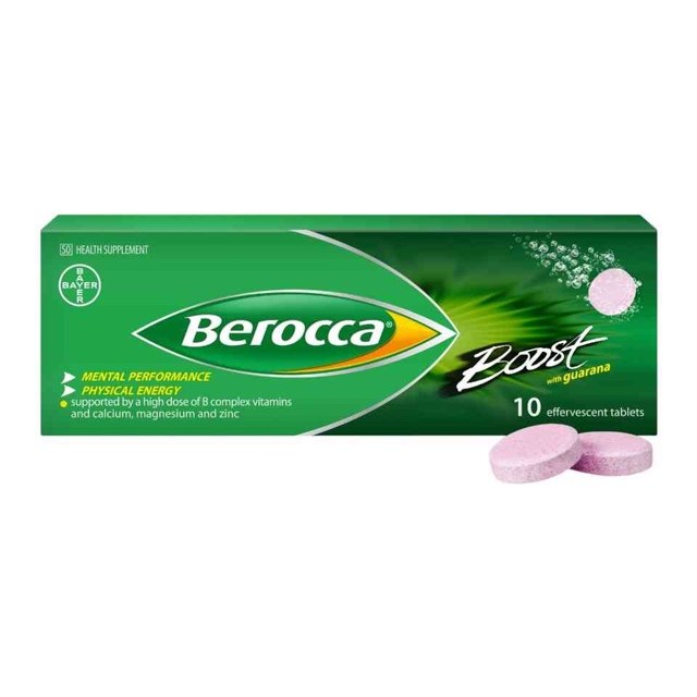 BEROCCA BOOST CHERRY EFFERVESCENT 10'S (p1)
