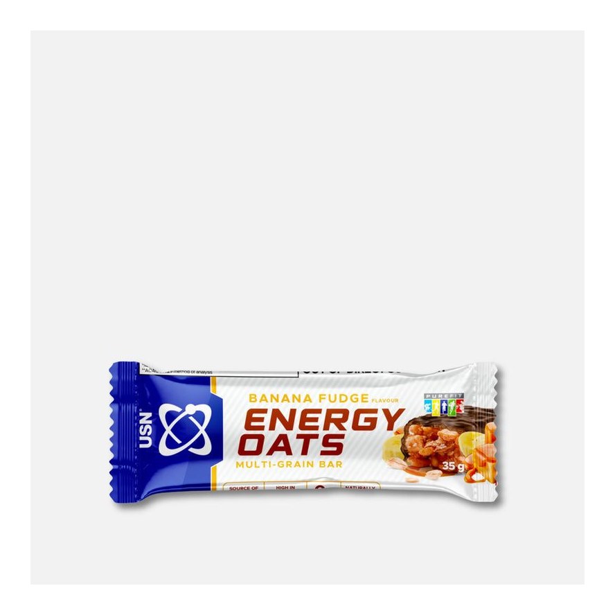 USN ENERGY OATS BAR BANANA FUDGE 35G