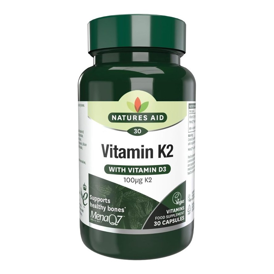 NATURES AID VITAMIN K2 MENAQ7 100MCG 30S(P1)