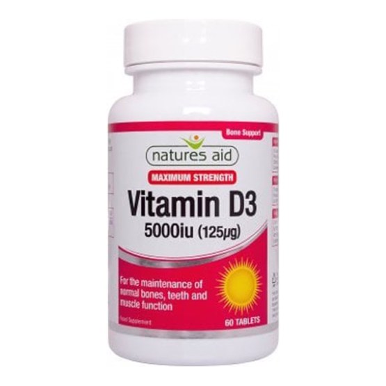 NATURES AID VITAMIN D3 5000IU 60's(P1)
