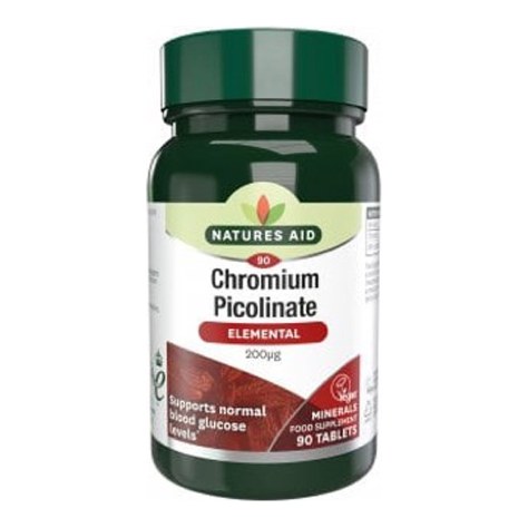 NATURES AID CHROMIUM PICOLINATE 200MCG 90S(P1)