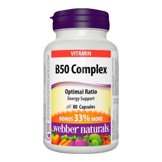 WEBBER NATURALS B50 COMPLEX 80S(P1)