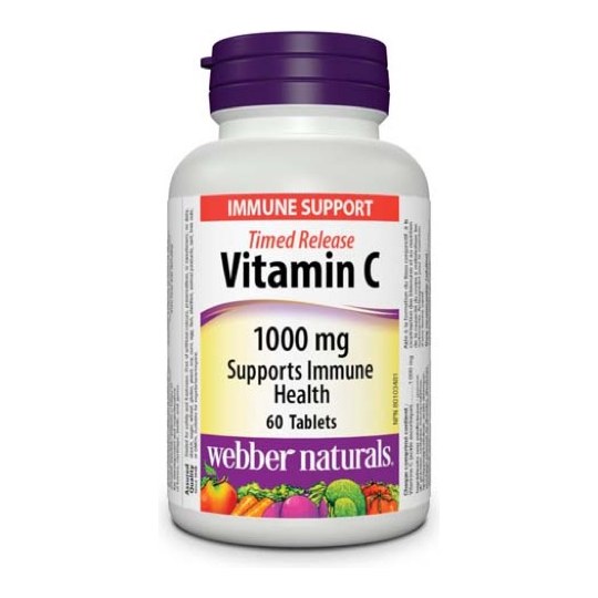 WEBBER NATURALS VITAMIN C 1000MCG 60S