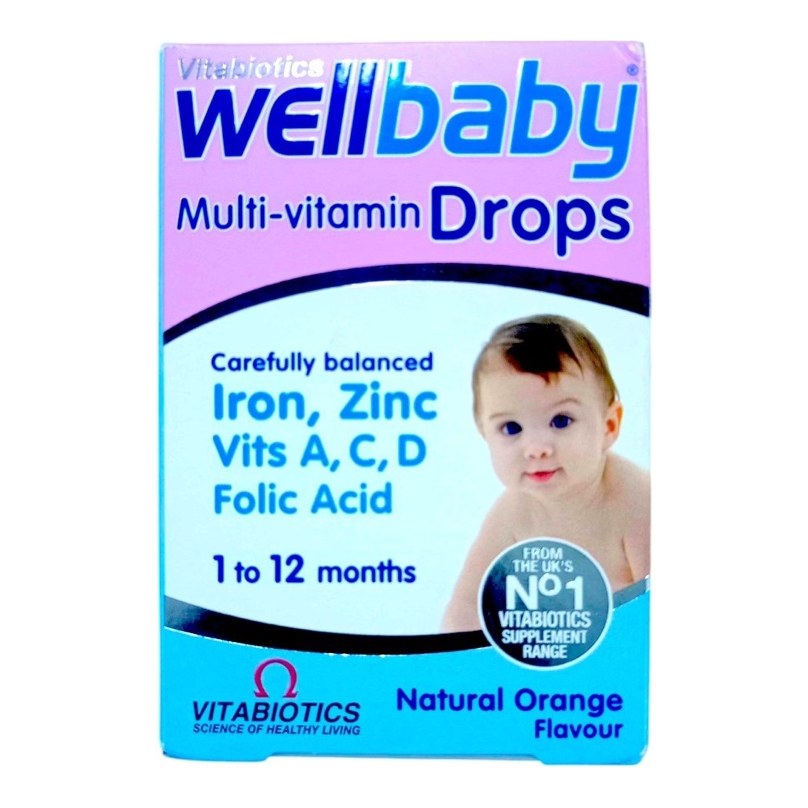 Wellbaby multivitamin drops 30ml