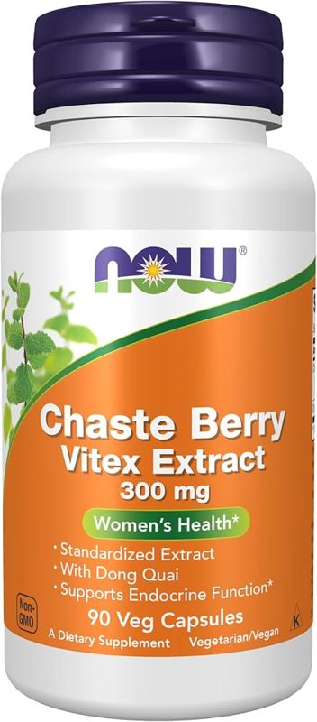 NOW CHASTE BERRY VITEX EXTRACT 300MG 90s